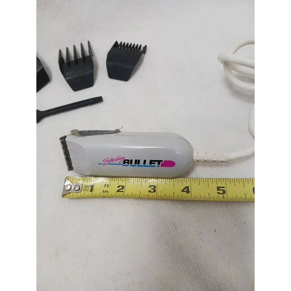 Wahl‎ Sterling Bullet Hair Trimmer 4 Attachments Cleaning Brush works EXCELLENT!